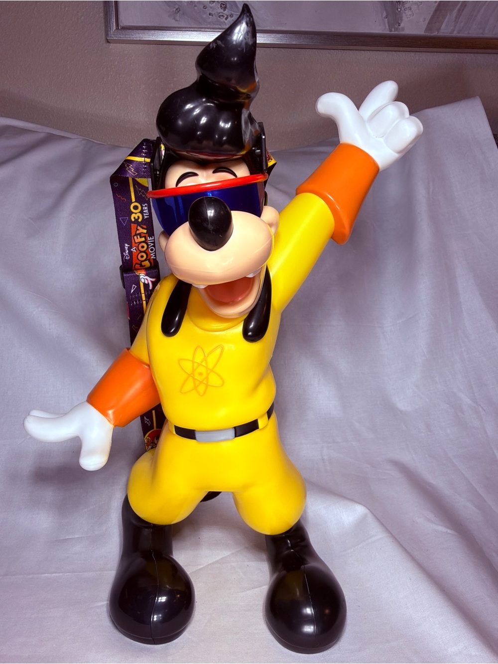 Disney Max as Powerline A Goofy Movie 30th Anniversary plastic popcorn bucket